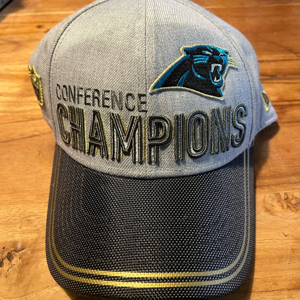 Carolina Panthers New Era 9FORTY NFC Conference Champions adjustable cap